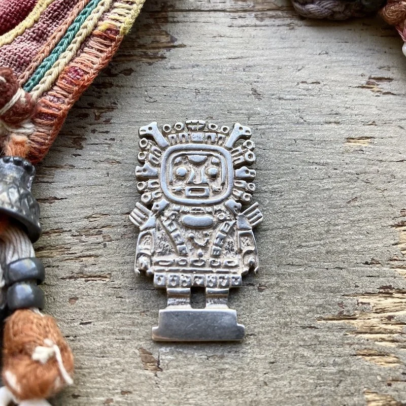 Peruvian sterling silver Incan God pendant 1.jpeg