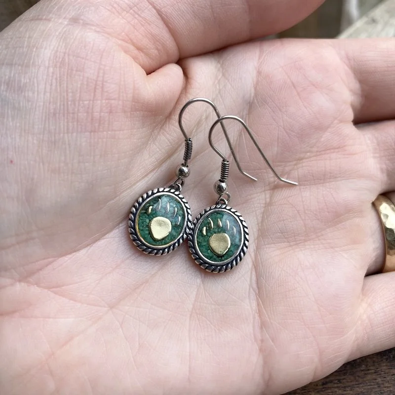 sterling silver bear paw earrings 3.jpeg
