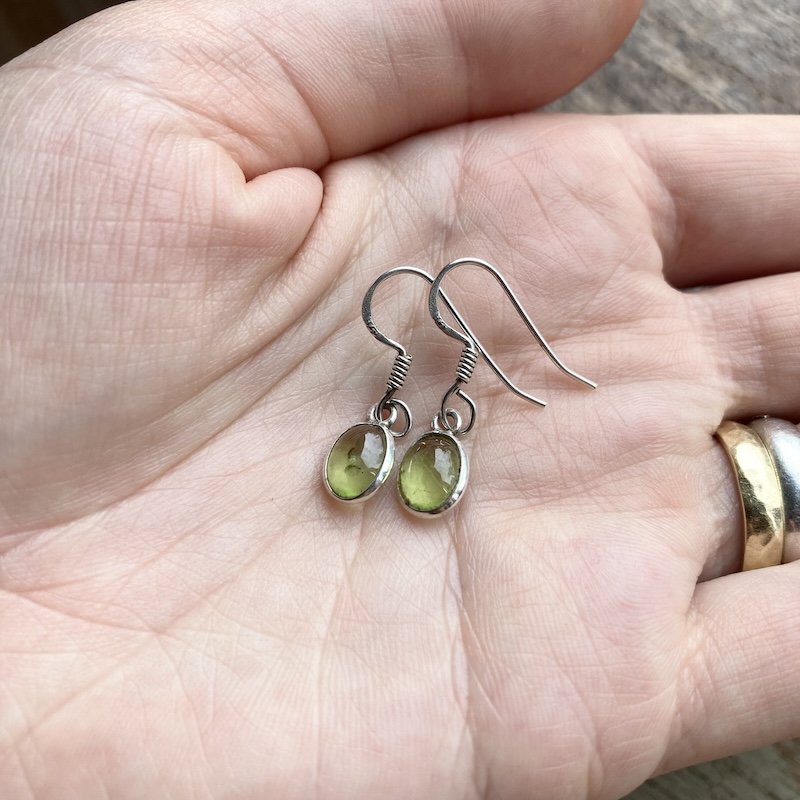 cute little sterling silver peridot earrings 2.jpeg