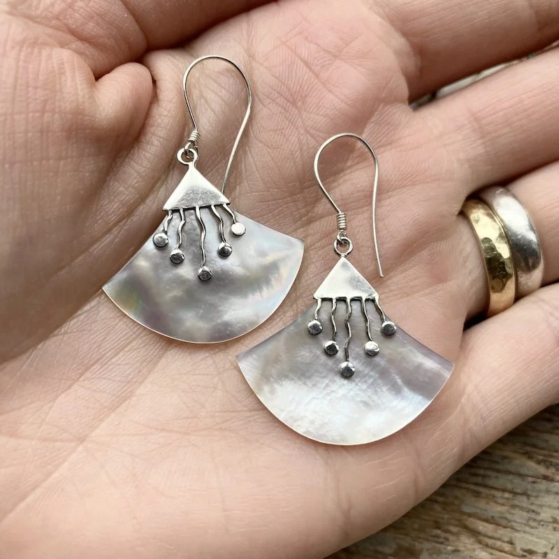 mother of pearl shell and sterling silver earrings 3.jpeg