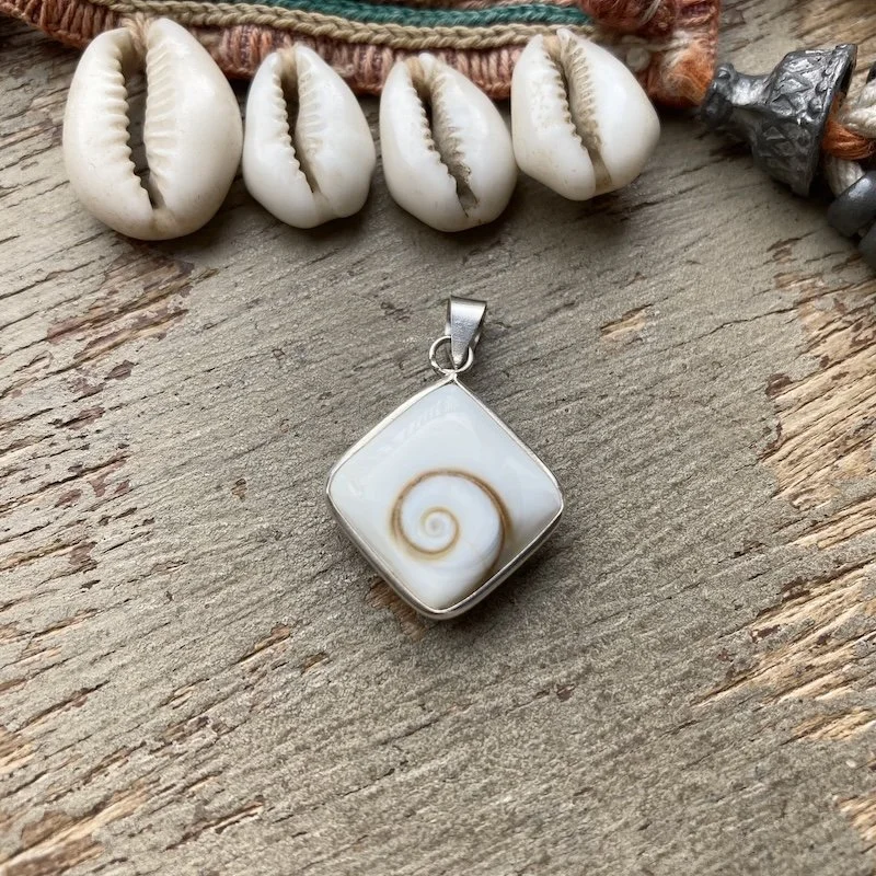Beautiful Sterling Silver Shiva Eye Pendant