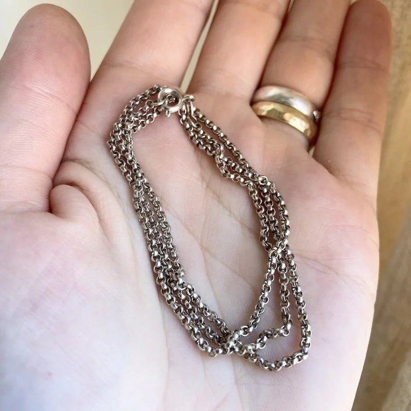 vintage sterling silver belcher chain BC20 4.jpeg