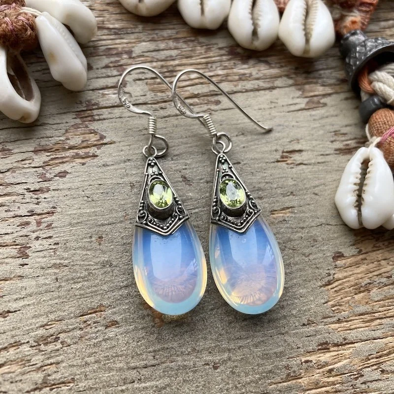 sterling silver and opalescent glass earrings 2.jpeg