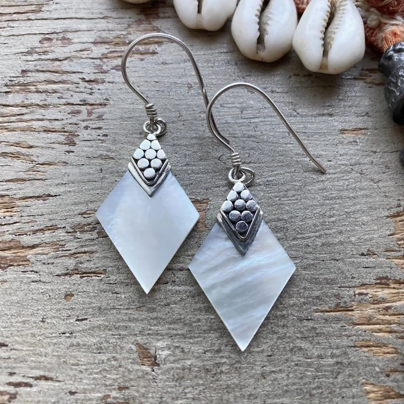 sterling silver and mother of pearl shell earrings.jpeg