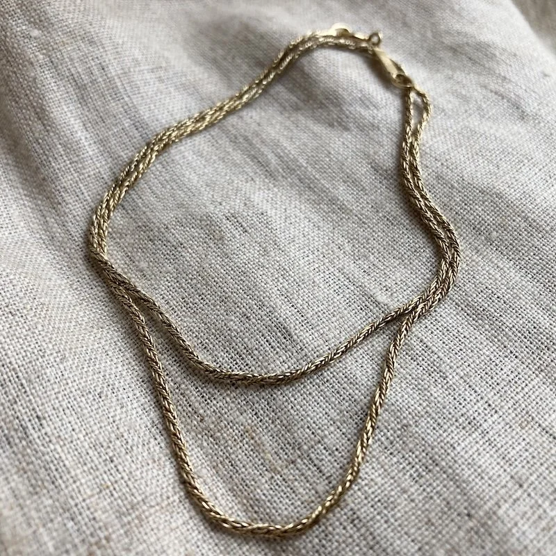 vintage sterling silver gilt rope chain 1.jpeg