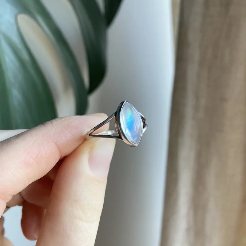 dreamy sterling silver and rainbow moonstone ring 4.jpeg