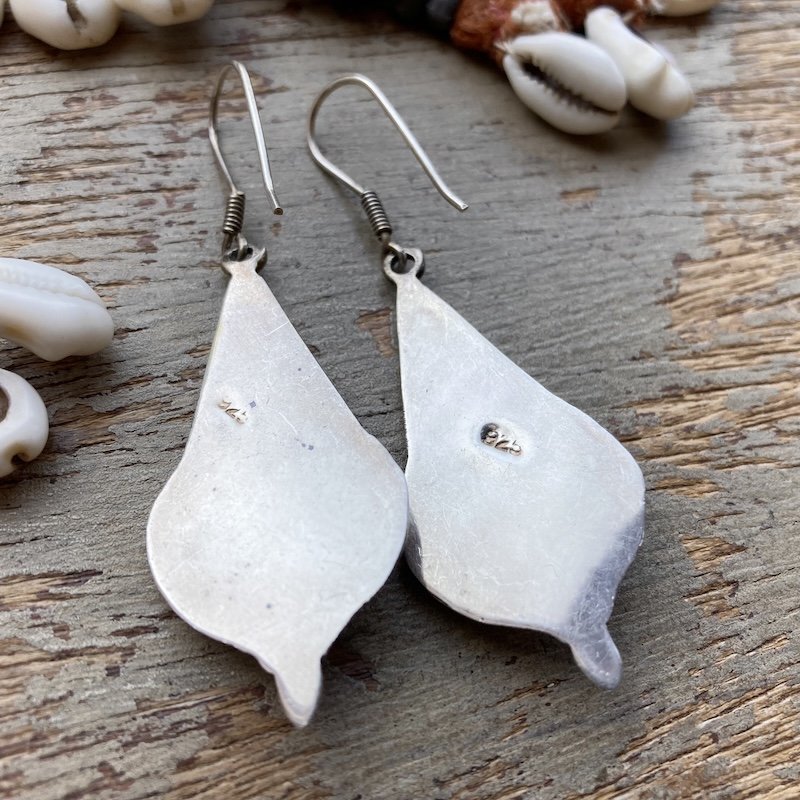 vintage ornate sterling silver dangly earrings 3.jpeg