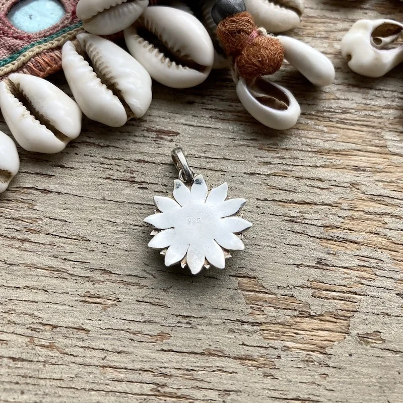sterling silver sunflower pendant 2.jpeg