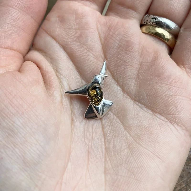 sterling silver and amber bird pendant 3.jpeg