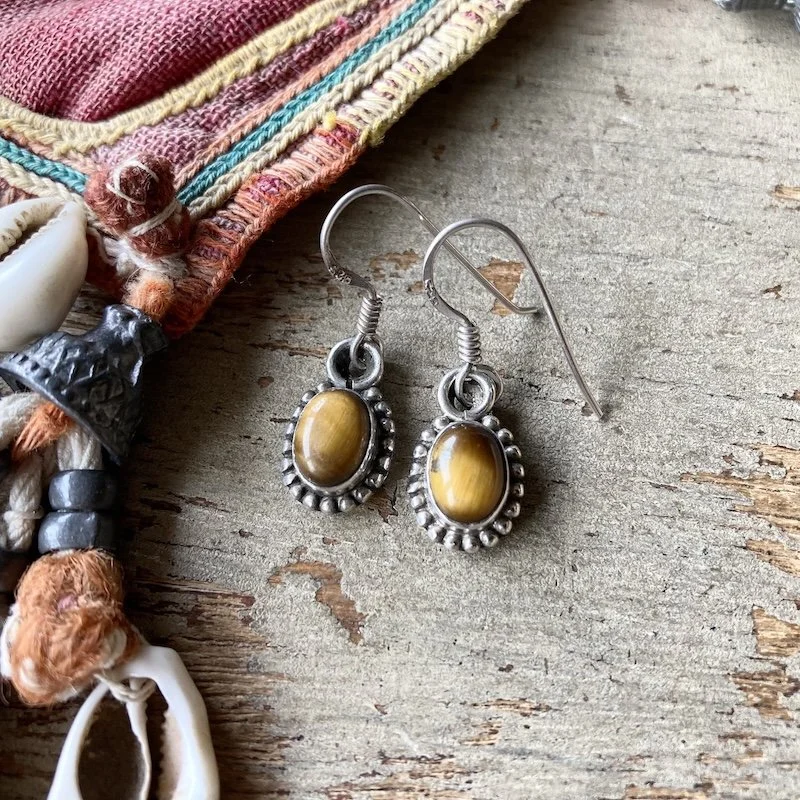 sterling silver and tiger's eye earrings 1.jpeg