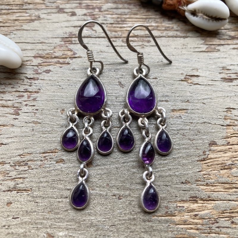 sterling silver dangly amethyst earrings 1.jpeg