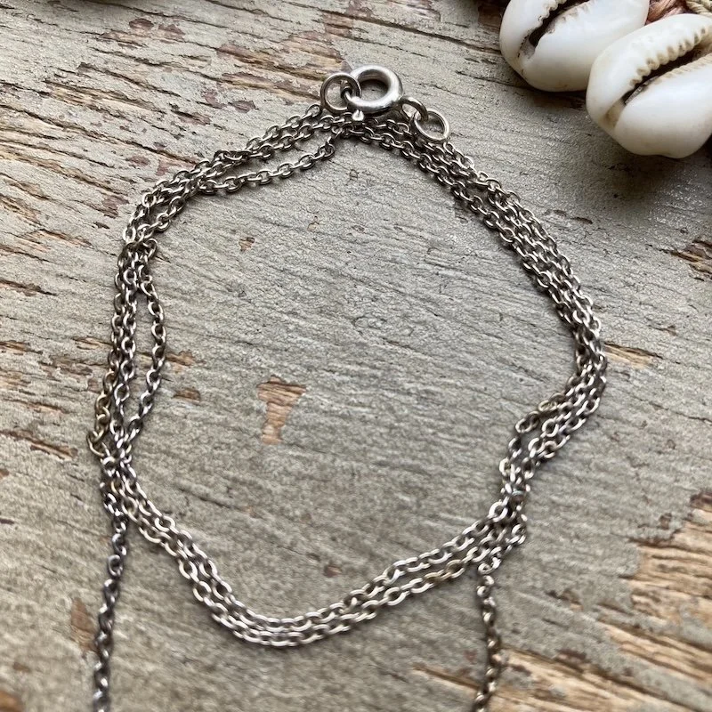 ornate sterling silver, peridot and pearl necklace 4.jpeg