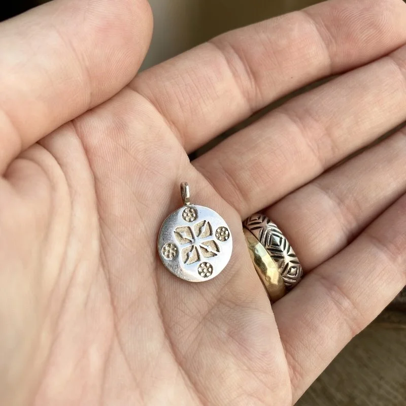 cute little sterling silver embossed pendant 3.jpeg