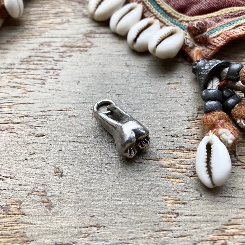 Amazing Heavy Solid Silver Tooth Pendant