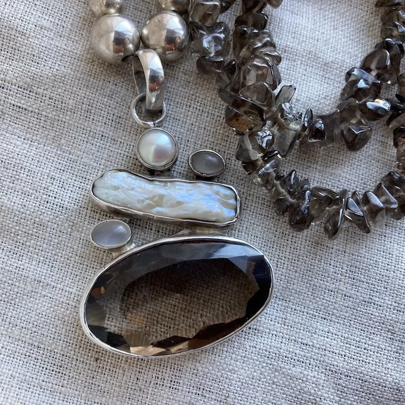 sterling silver smoky quartz necklace 6.jpeg