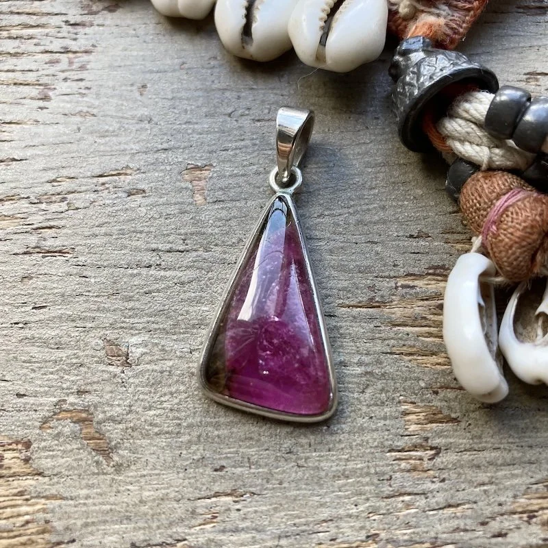 vintage sterling silver watermelon tourmaline pendant.jpeg