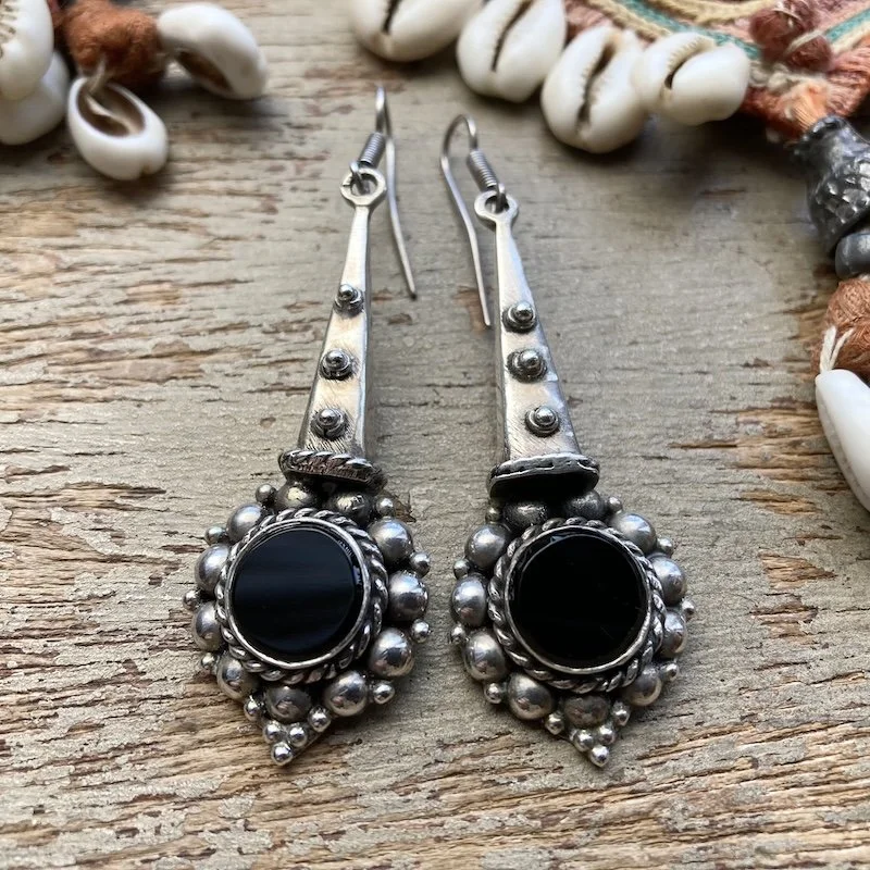 vintage indian ornate sterling silver earrings.jpeg