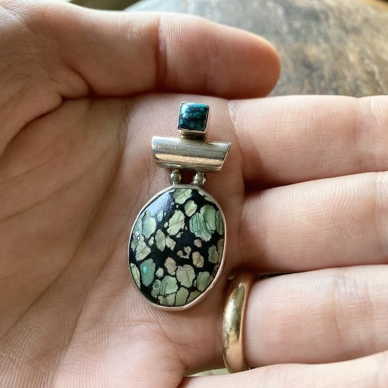 sterling silver and turquoise pendant 4.jpeg