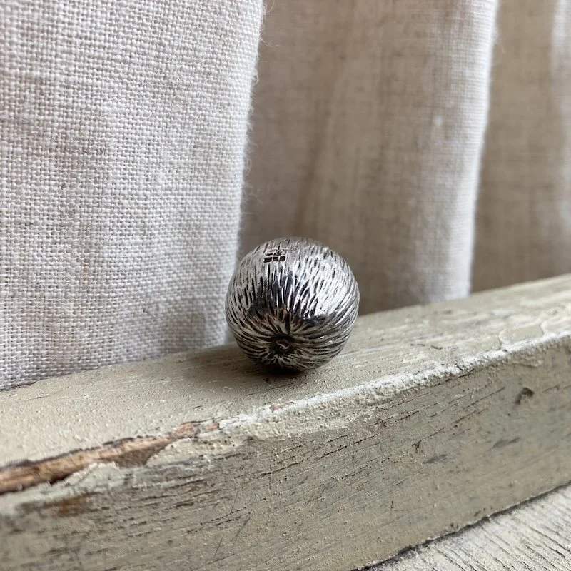 Wonderful Vintage Sterling Silver Apple Pendant