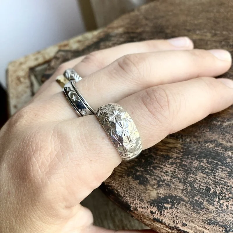 italian engraved sterling silver sunburst ring 5.jpeg