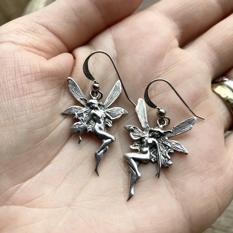 vintage sterling silver fairy earrings 3.jpeg