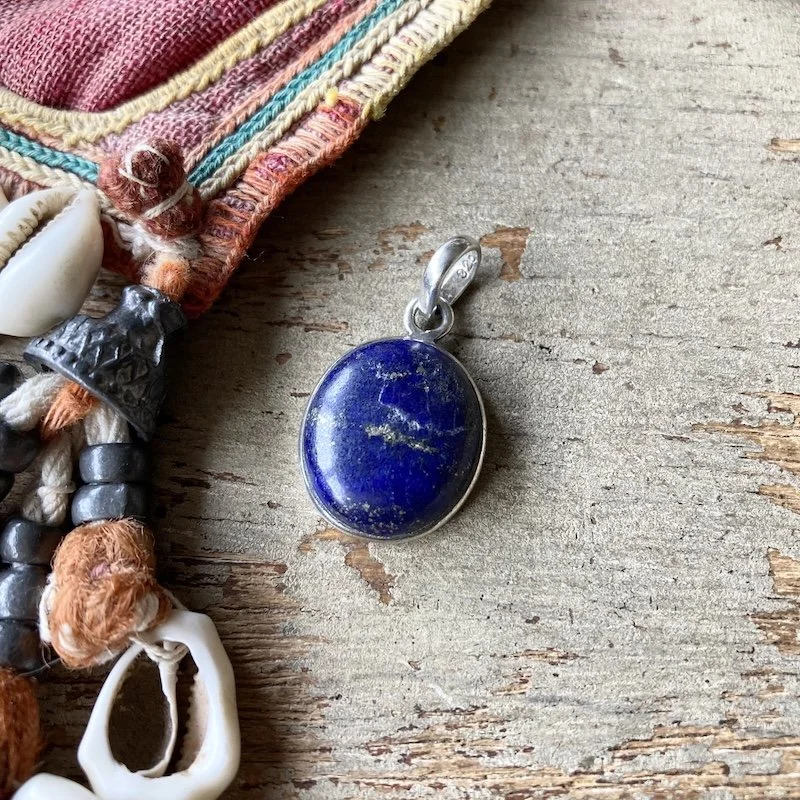 sterling silver and lapis lazuli pendant 1.jpeg