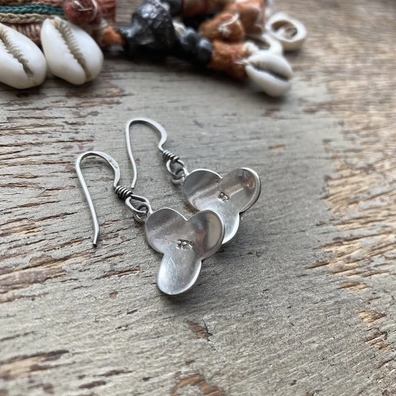 sterling silver rose quartz flower earrings 2.jpeg