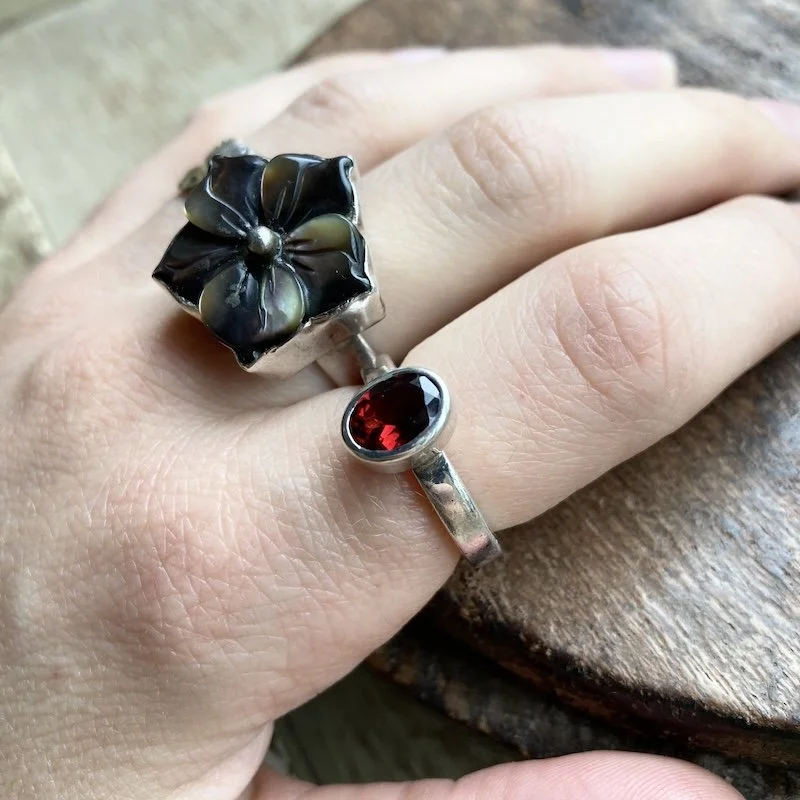 simple sterling silver and garnet ring 5.jpeg