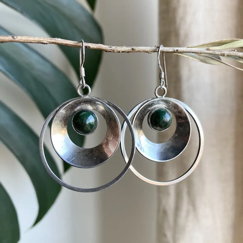 vintage sterling silver circular earrings 1.jpeg