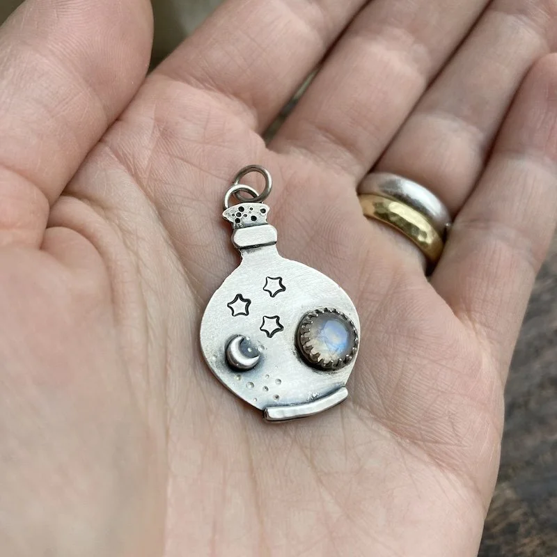 sterling silver moon and stars potion bottle pendant  4.jpeg