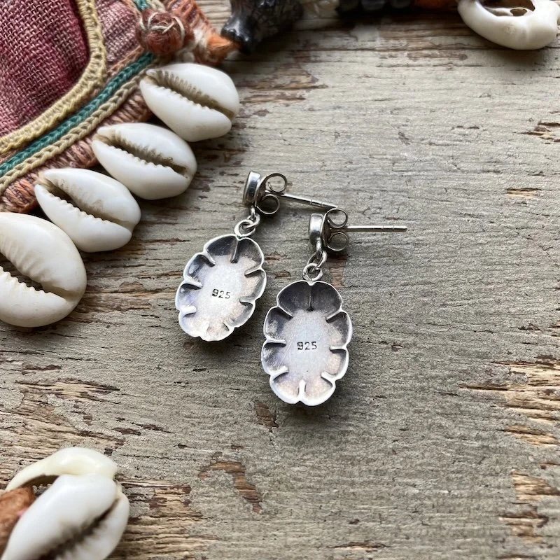 vintage sterling silver abalone shell earrings 2.jpeg