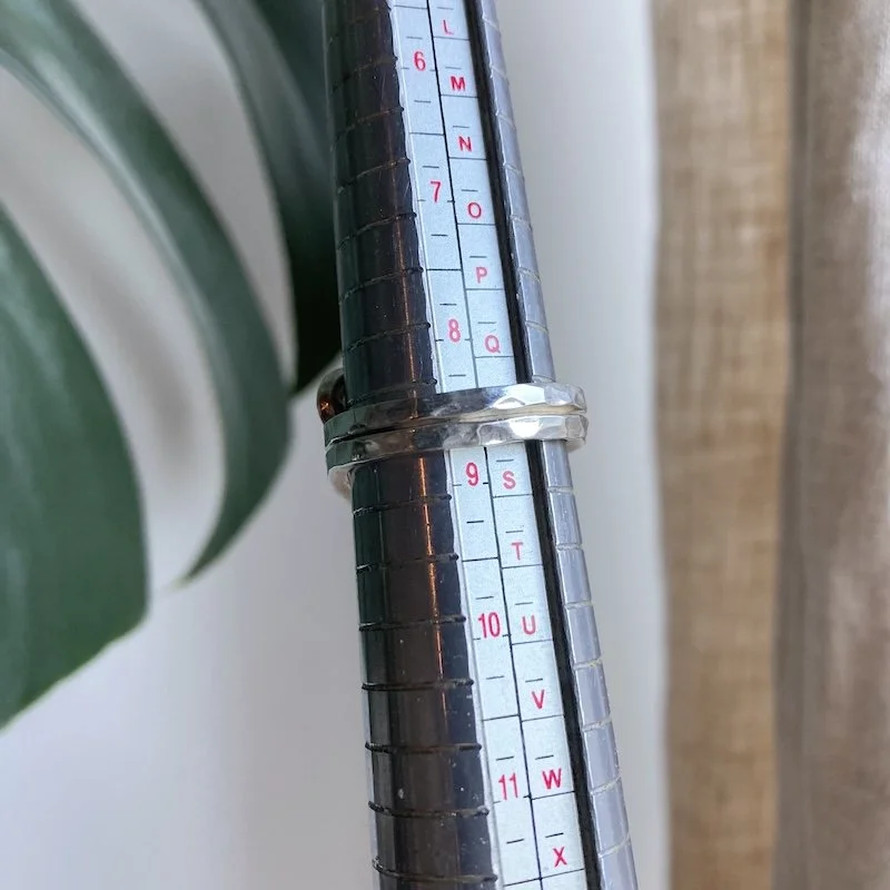 hammered solid silver ring 4.jpeg