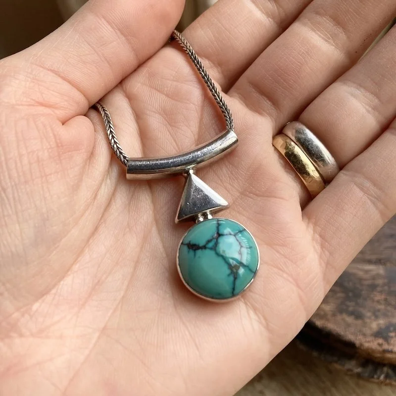 sterling silver and turquoise necklace 5.jpeg
