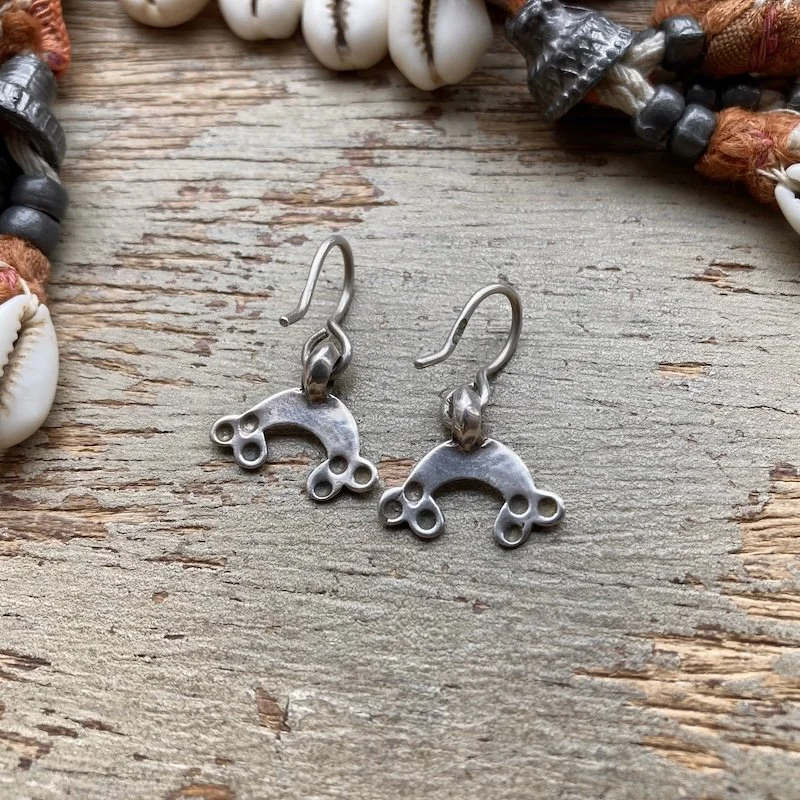 handmade solid silver rainbow arch earrings 2.jpeg