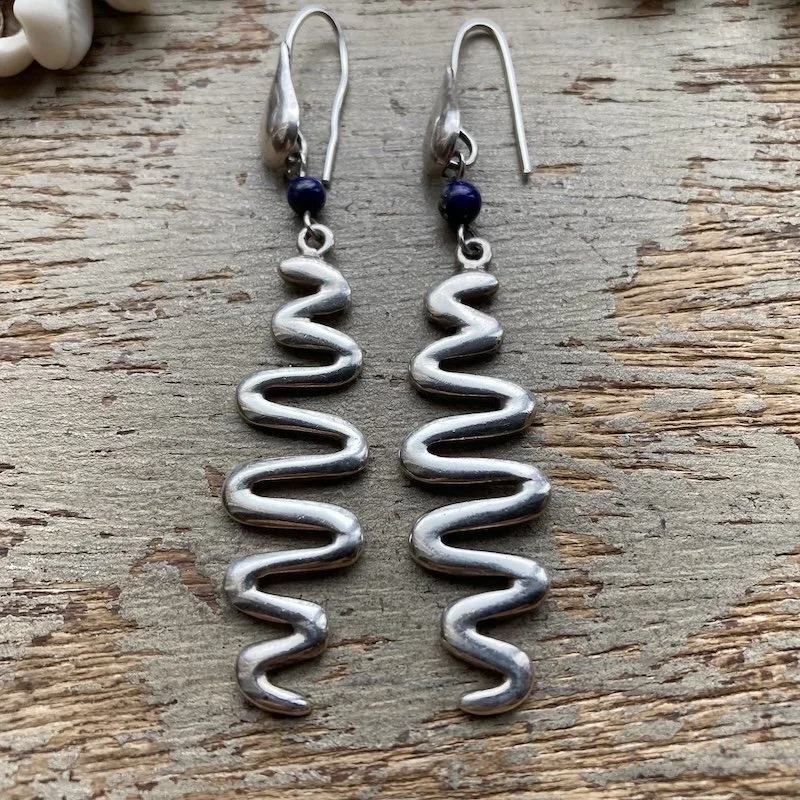 vintage sterling silver squiggly earrings.jpeg