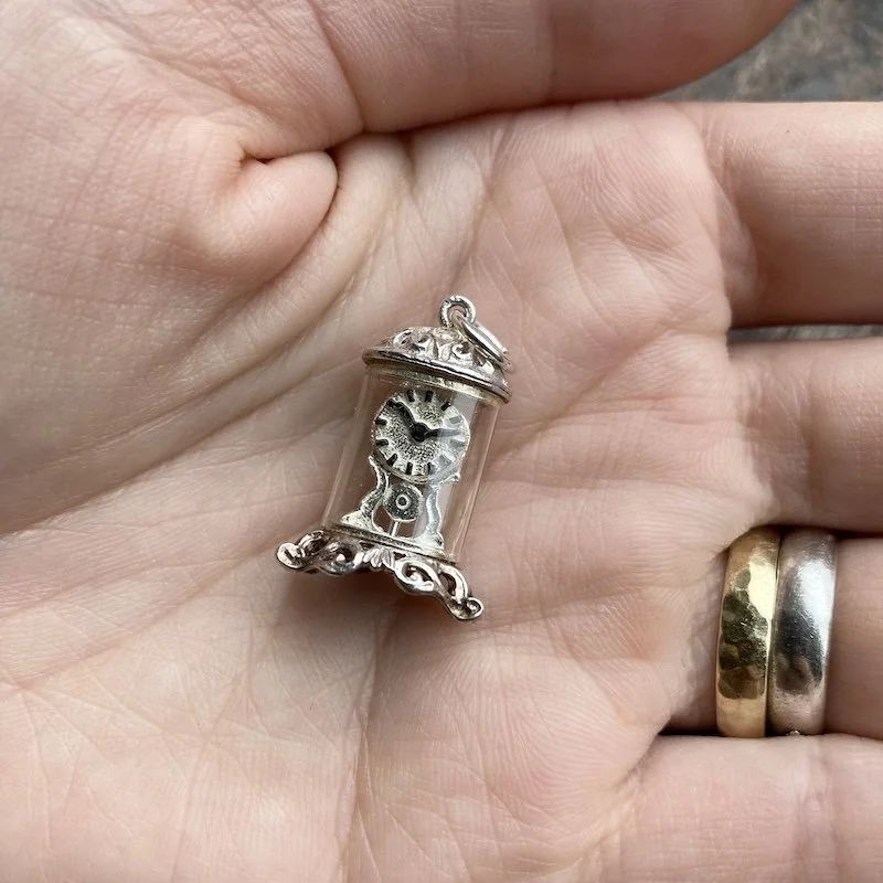 vintage sterling silver clock pendant 2.jpeg