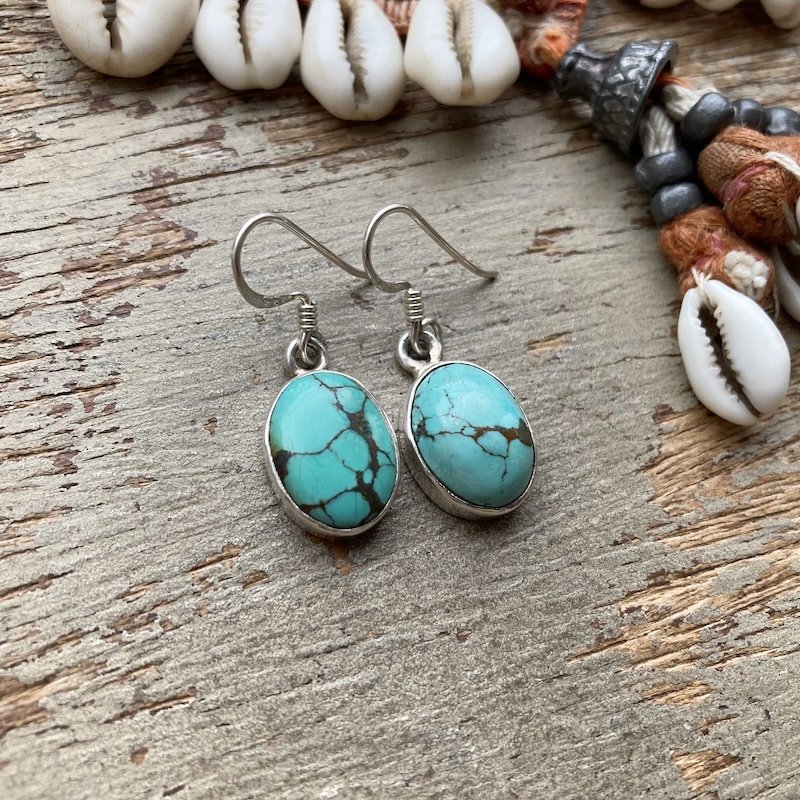 vintage sterling silver turquoise earrings 2.jpeg