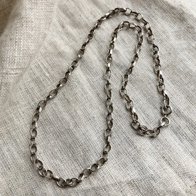 vintage sterling silver belcher chain BCN30 2.jpeg
