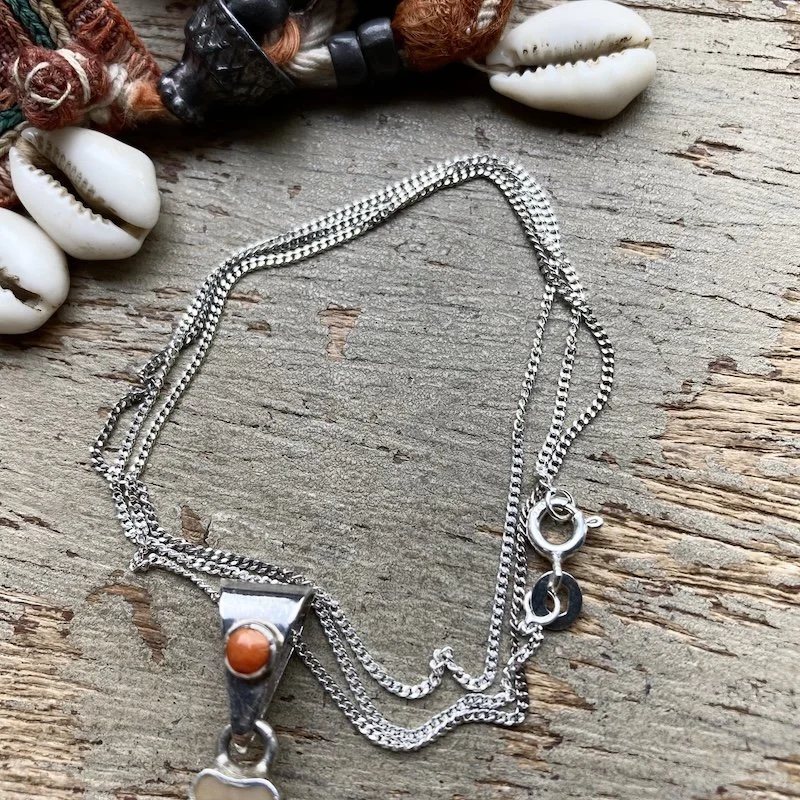 Peruvian 950 silver inlaid rainbow bird necklace 5.jpeg