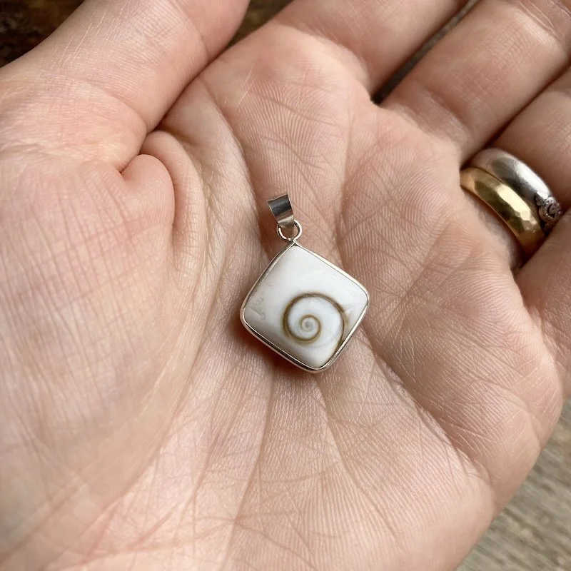 Beautiful Sterling Silver Shiva Eye Pendant