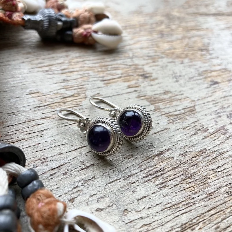 ornate sterling silver and amethyst earrings 2.jpeg