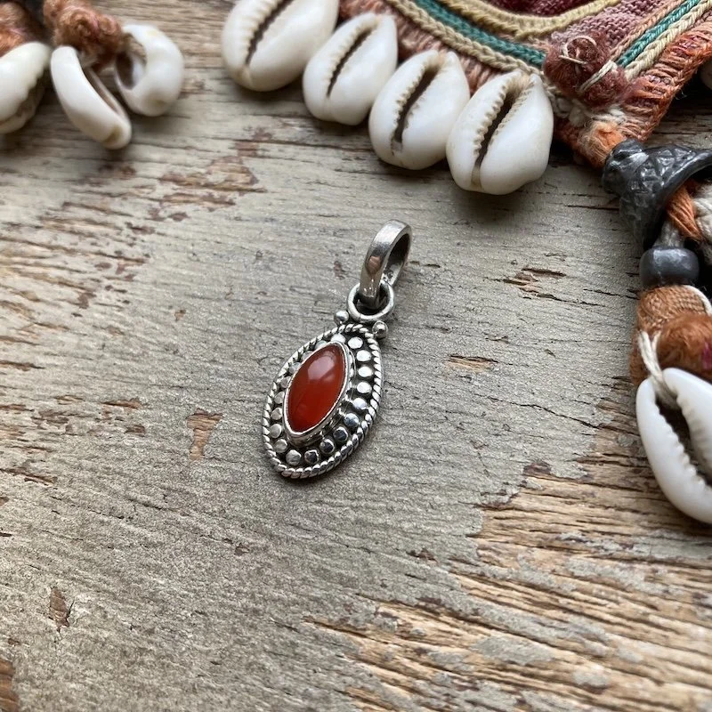 ornate sterling silver carnelian pendant 2.jpeg