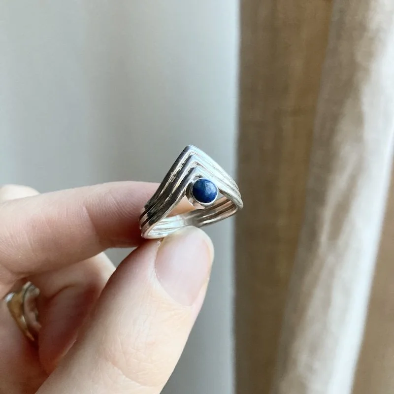sterling silver lapis lazuli wishbone ring 3.jpeg