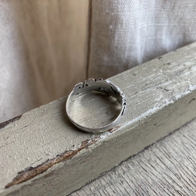 vintage sterling silver flower garland ring 3.jpeg