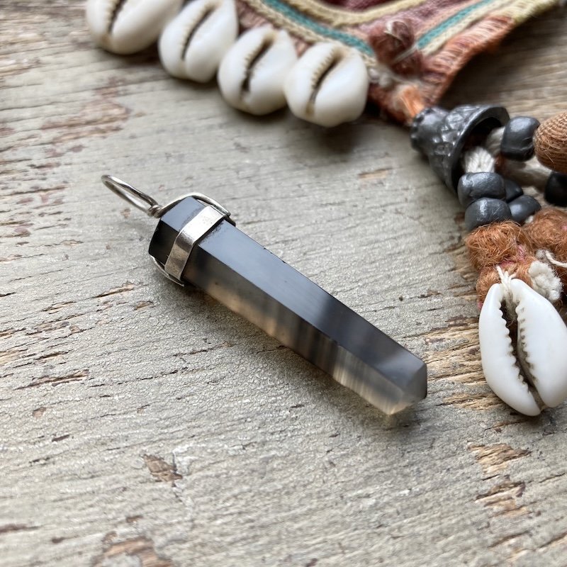 Mystical Sterling Silver Crystal Point Pendant