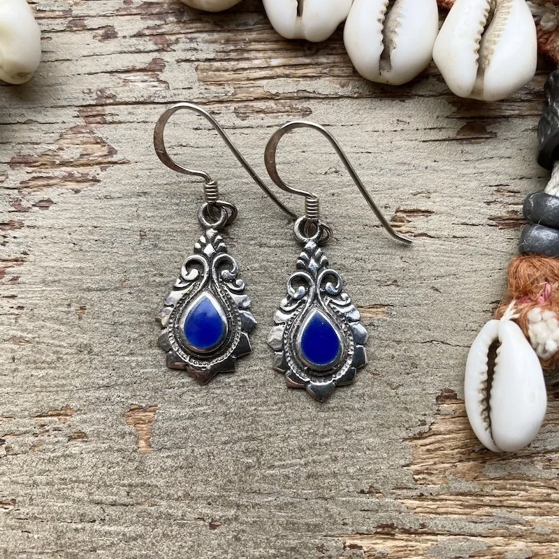 sterling silver and blue chalcedony earrings 1.jpeg