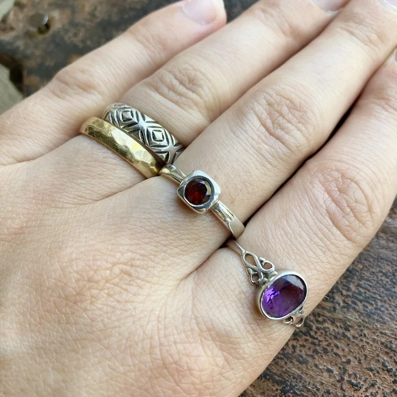 simple sterling silver and garnet ring 5.jpeg