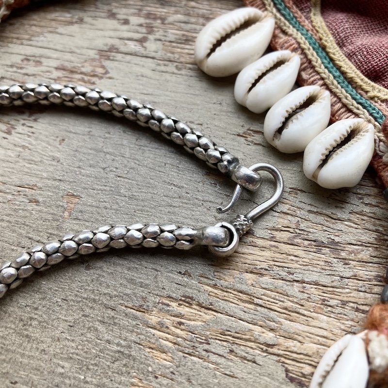 Fab Indian Chunky Sterling Silver Chain Necklace