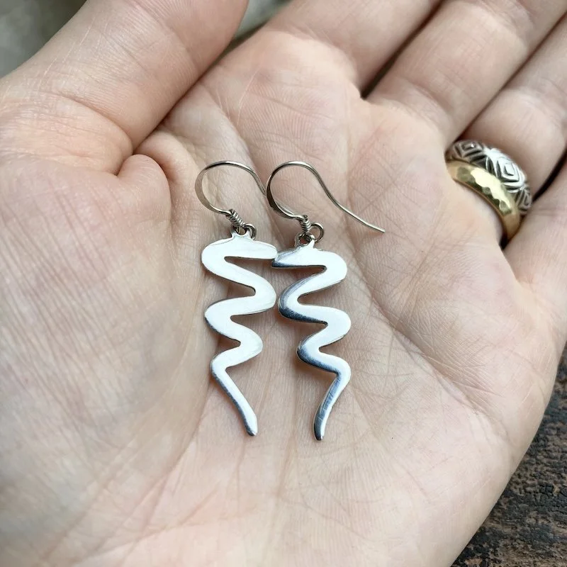 funky sterling silver squiggle earrings 4.jpeg