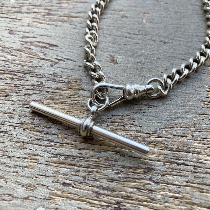 Vintage Sterling Silver T-Bar Bracelet